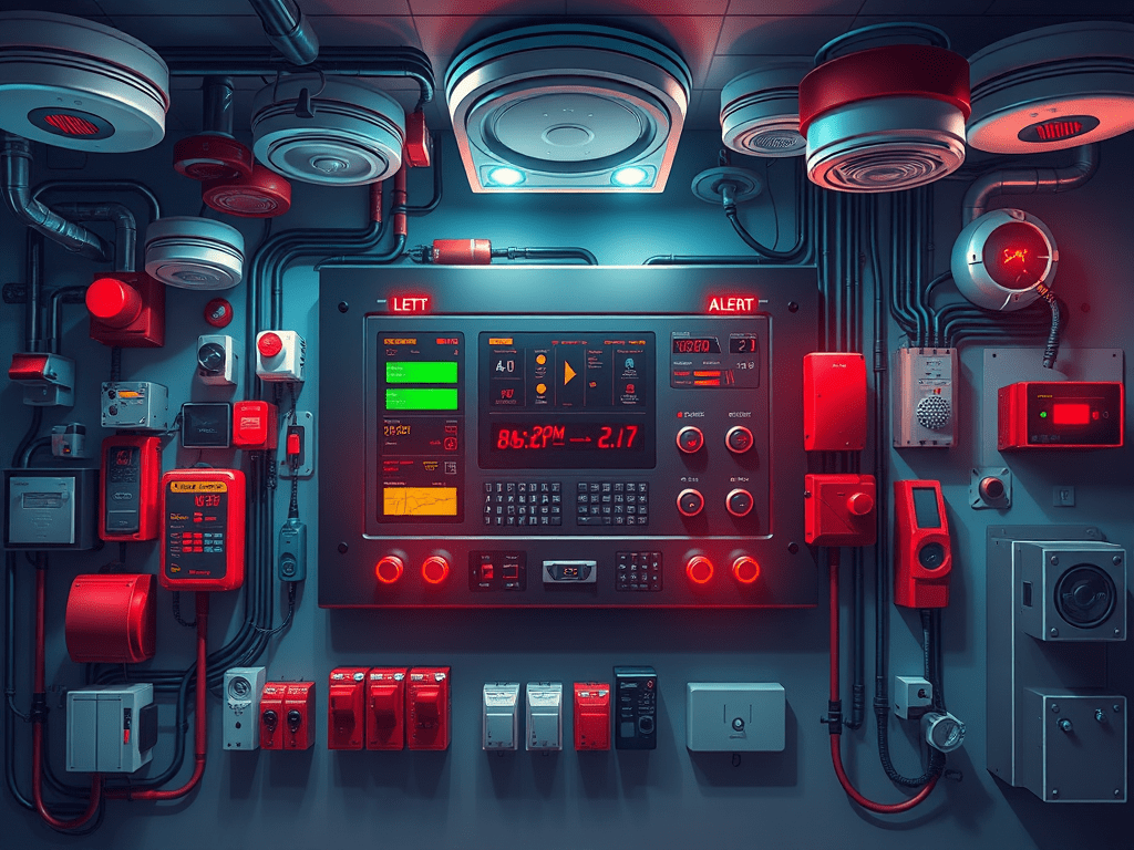 ¿Qué incluye un sistema de alarma contra incendios&nbsp;profesional?